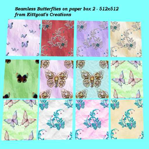 Butterflys on paper box 2