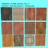 Seamless wooden planks box 2