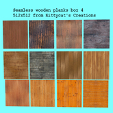 Seamless wooden planks box 4