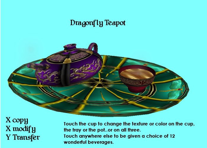 Dragonfly Teapot 