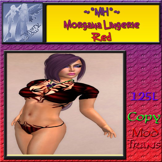 ~*MH*~ Morgana Lingerie Red