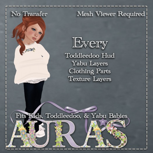 *Aura's* Every Jean Outfit in Navy for Kids, Tiny Tots, Yabu Babies, & Toddleedoos