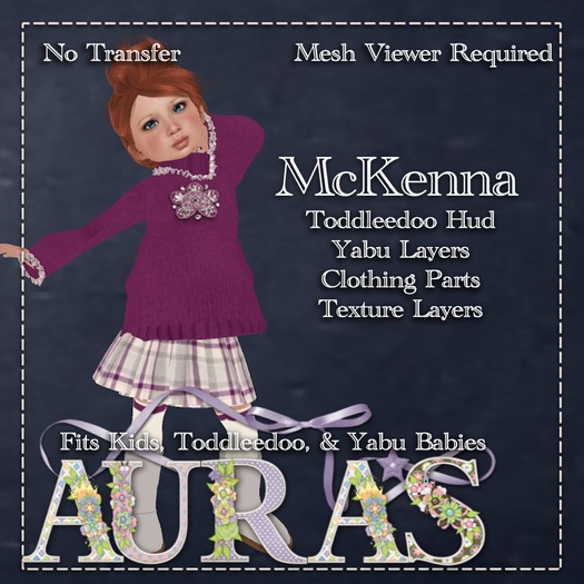 *Aura's* Mckennah Skirt Set Outfit for Kids, Tiny Tots, Yabu Babies, & Toddleedoos
