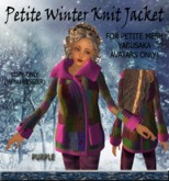Le Petite Winter Knit Jacket (petite avatars only)