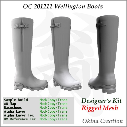 Designers kit OC 201211 Wellington Boots (D-kit) Update5
