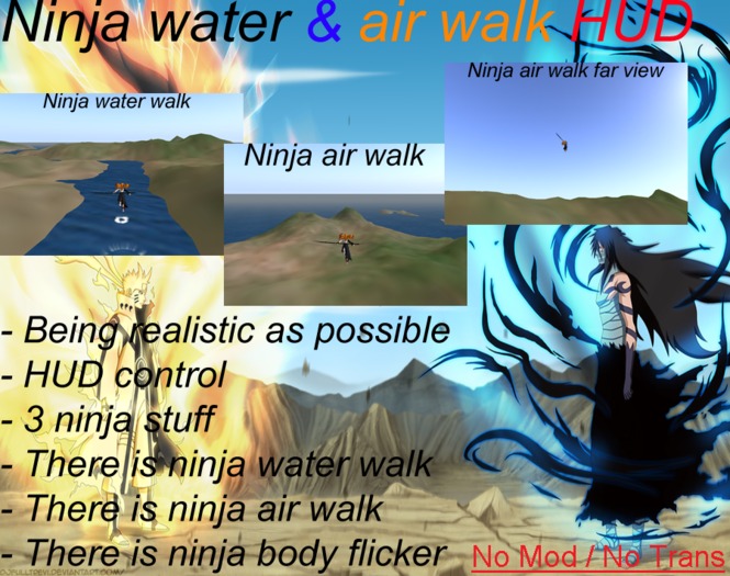 Ninja water & air walk