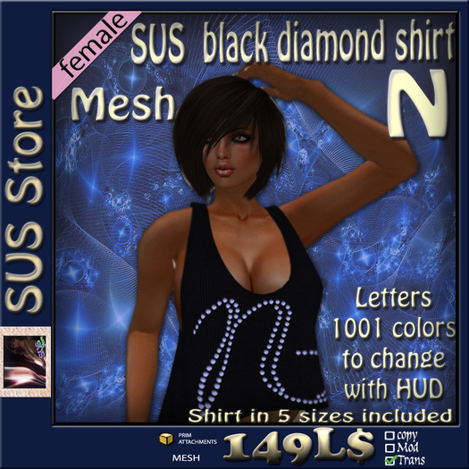 SUS black Diamond-Shirt N