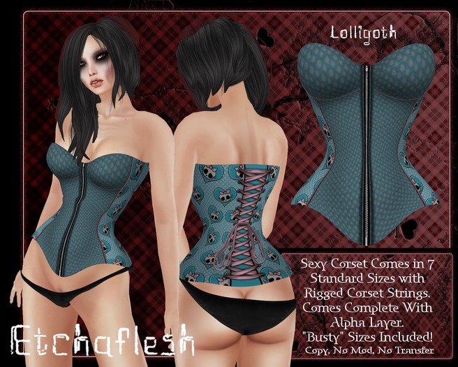 [Etchaflesh] DEMO Lolligoth Corset ALL STYLES