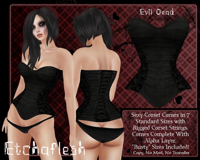 [Etchaflesh] Evil Dead Corset