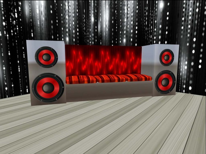 rela-X Red Stereo Sofa Box