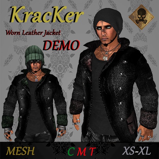 Kracker Worn Leather Jacket *DEMO*