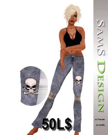Skull Jeans