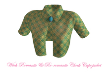 !@!PrettyMS!@! witch re-romantic check mint cape jacket