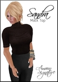 Amour Signature - Sandra MESH Top - Rust