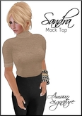 Amour Signature - Sandra MESH Top - Beige