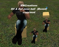 Sit & Eat pose ball  copy/mod (boxed) 