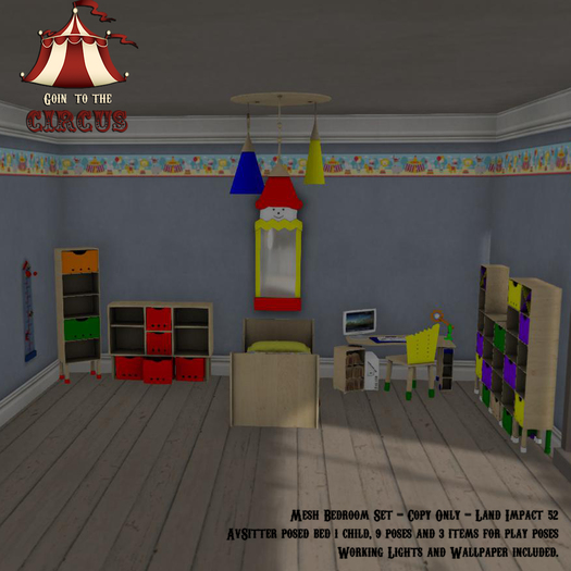 Tiny Spaces - Going to the Circus Bedroom