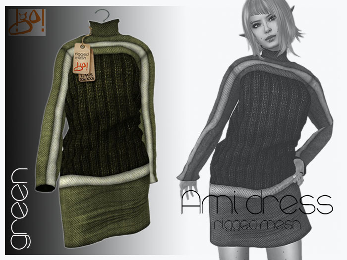 !gO! Ami Dress -green-