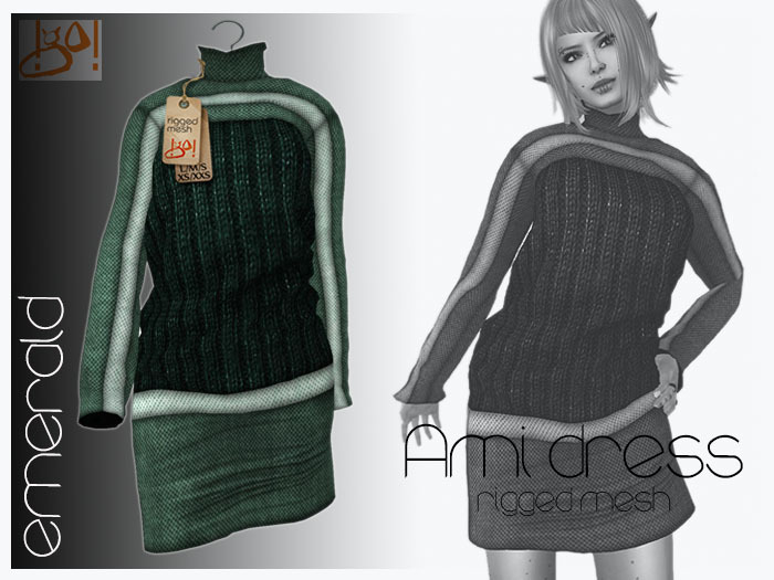 !gO! Ami Dress -emerald-