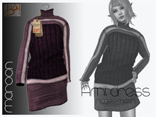 !gO! Ami Dress -maroon-