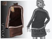 !gO! Ami Dress -brown-