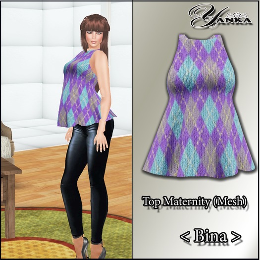 Top Maternity Mesh <Bina>