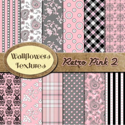 *Wallflowers* Retro Pink 2