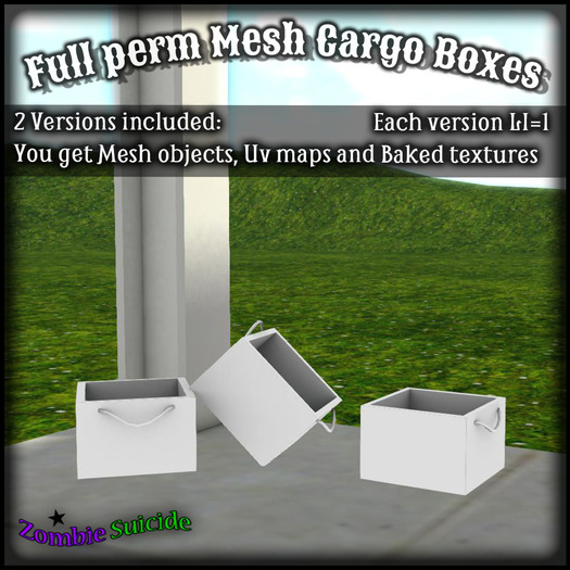 :Z.S: Full Perm Mesh Cargo Box DEMO