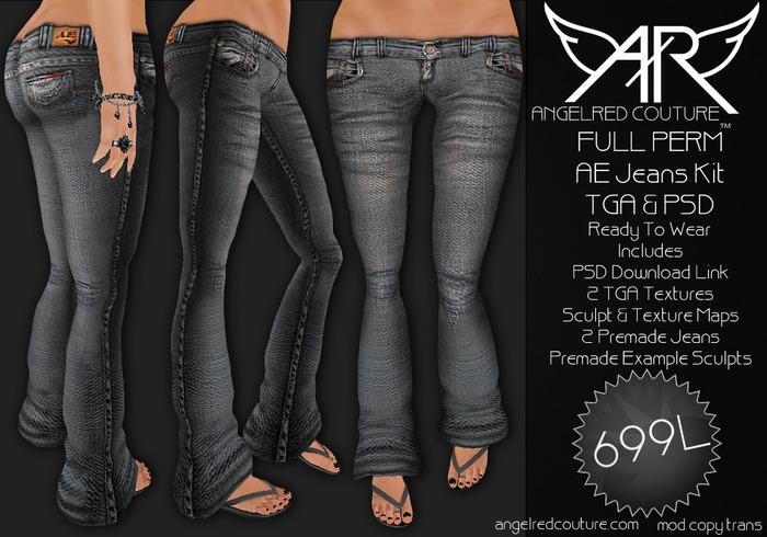 AngelRED - FULL PERM AE Jeans Kit