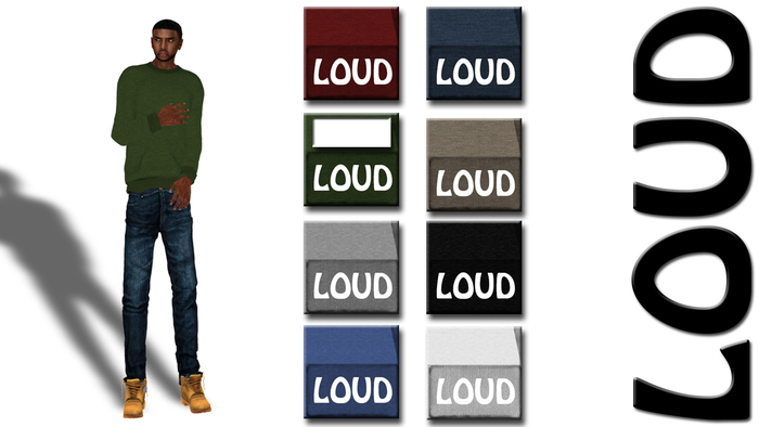 LOUD Forrest Crewneck