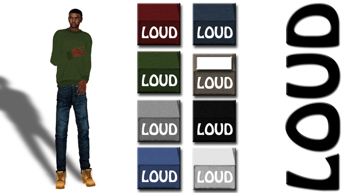 LOUD Tan Crewneck