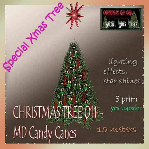 CHRISTMAS TREE 011 - MD Candy Cane