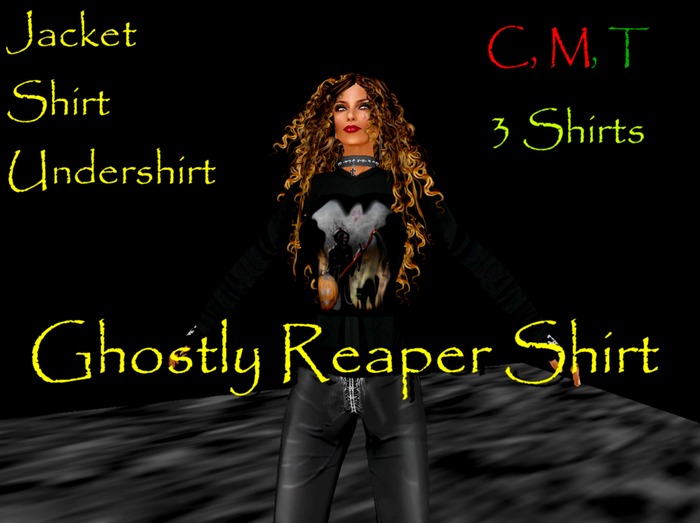 3 Shirts - Ghostly Reaper