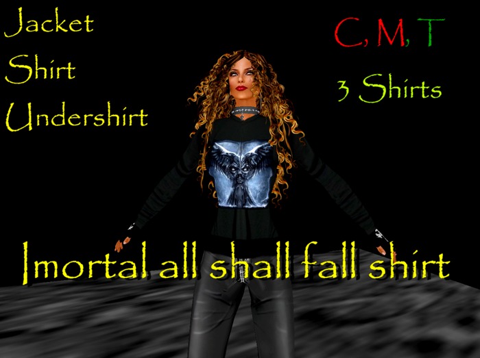 3 Shirts - Imortal All Shall Fall