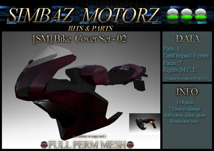 [SM] Bike Cover Set 02