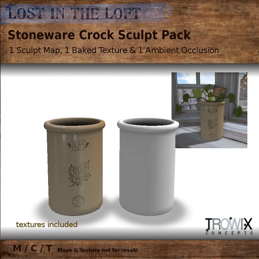 Trowix - Stoneware Crock Sculpt Pack
