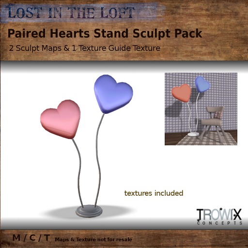 Trowix - Paired Hearts Sculpt Pack