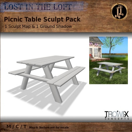 Trowix - Picnic Table Sculpt Pack