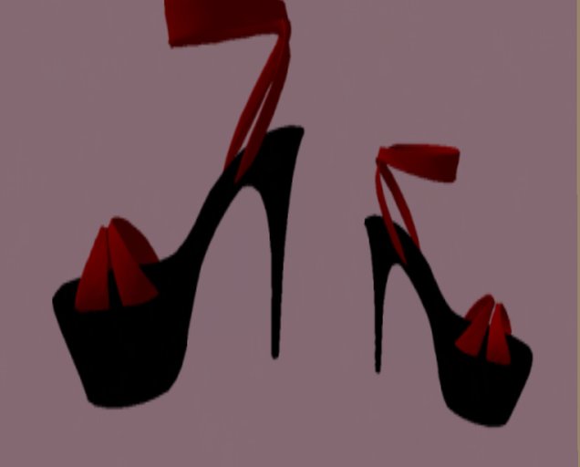 Red/Black Sandal -box