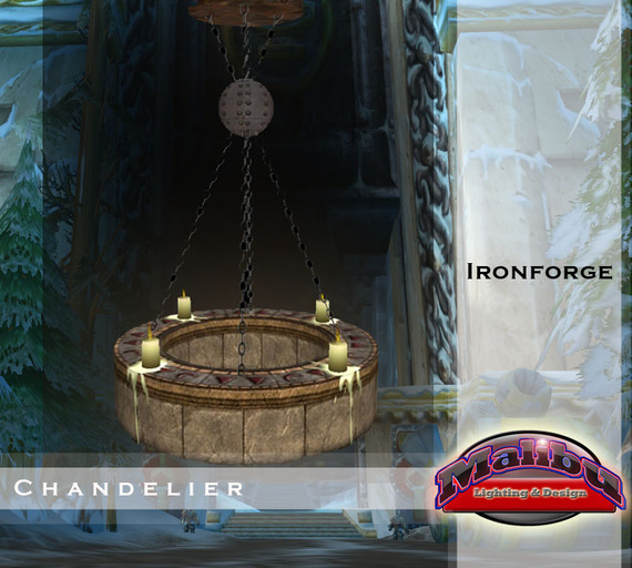 Malibu "Ironforge" Chandelier