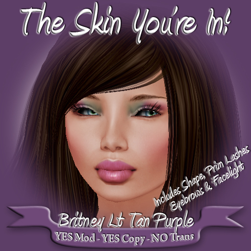 TSYI! Britney Lt Tan Purple Standard