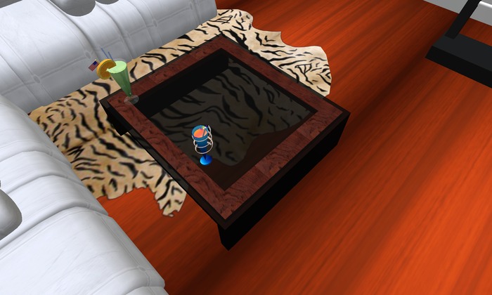 lounge table "Bubinga" (Box)