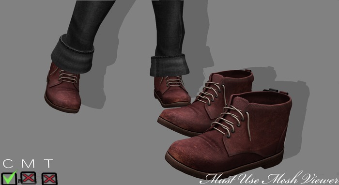 Short Boots Red UNISEX Sizers