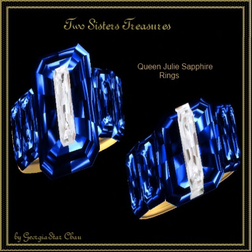 TST Queen Julie Sapphire Rings