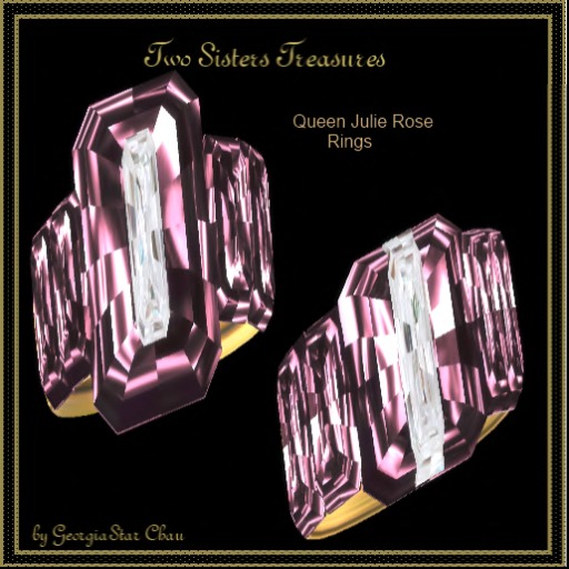 TST Queen Julie Rose Rings