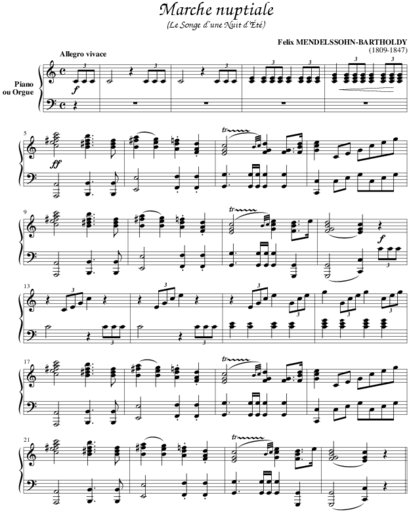 MW Wedding march FULL PERMS