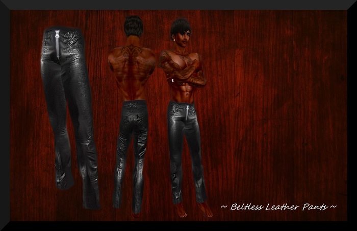 ~  Beltless  Leather  Pants  ~