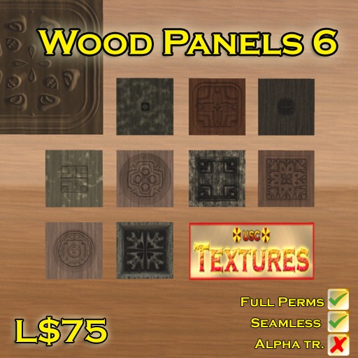USC Textures - Wood Panels 6 