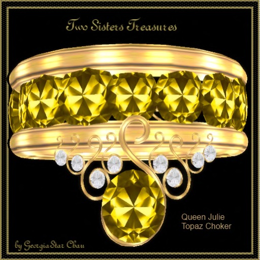 TST Queen Julie Topaz Choker