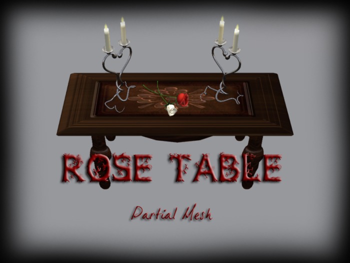 <BD and JJW> Rose Table